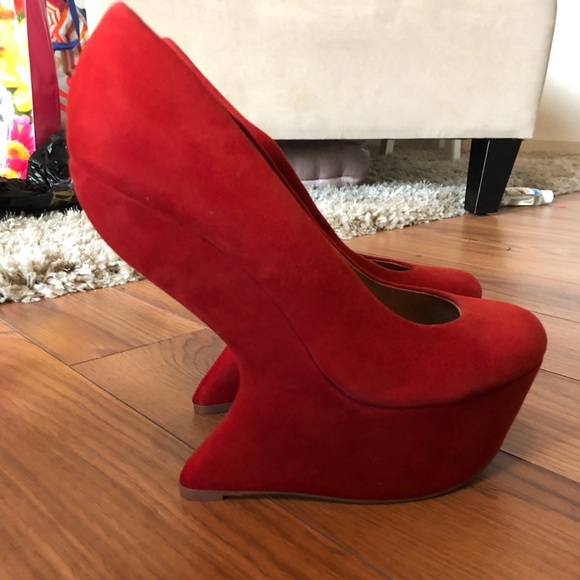 UNIQUE BARLEY USED ALDO HEELS - Picture 4 of 7